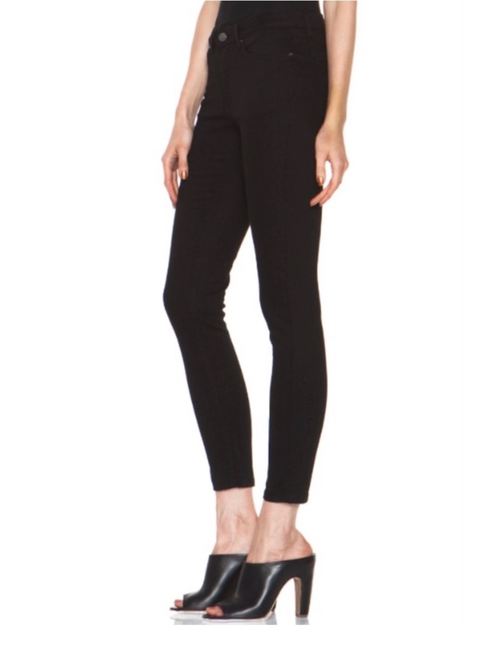 The Acne Studios Skin 5 in "Lacey Black"  Sz 25/32